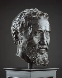Michelangelo Buonarroti, ca. 1560-1566 (bronze med en mørkebrun patina, støbt voks)